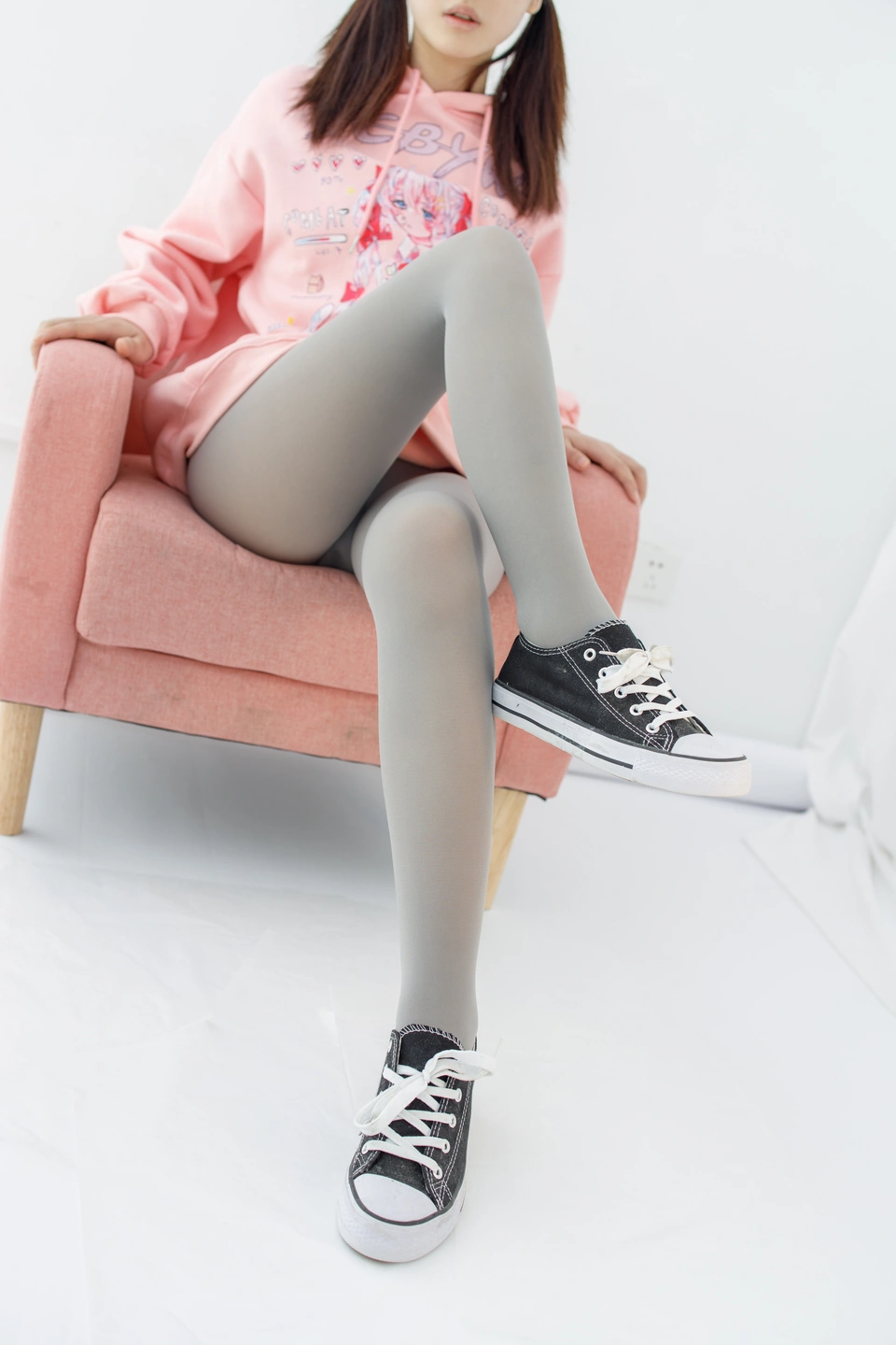 Senluo Consortium - Xiaoye No.002 Internal 017 Vacuum Gray Stockings 80D 137P,1V 5 01GBP (137 photos) - Sen Luo Cai Tuan (森萝财团) - Photo 38 of 137
