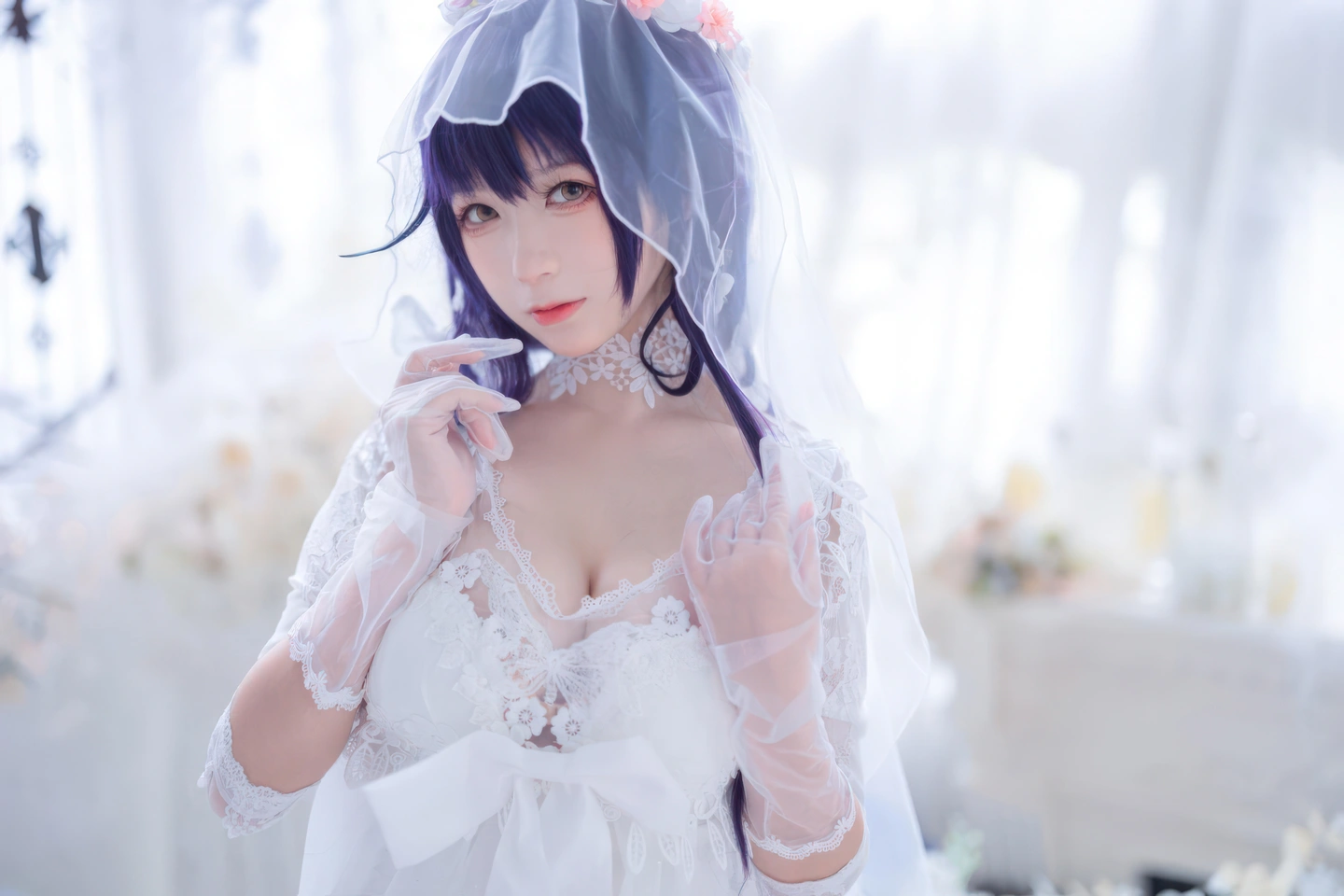 ying-luo-jiang-w - Azur Lane · Wakaba Bride (19 photos) - Ying Luo Jiang W (樱落酱w) - Photo 6 of 19