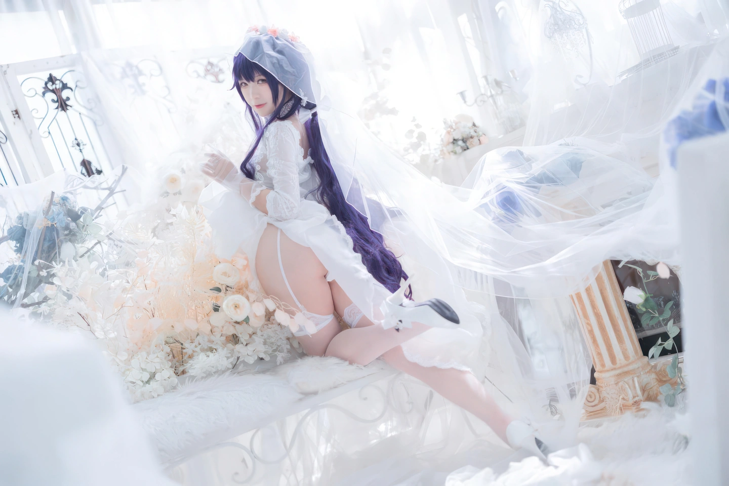 ying-luo-jiang-w - Azur Lane · Wakaba Bride (19 photos) - Ying Luo Jiang W (樱落酱w) - Photo 7 of 19
