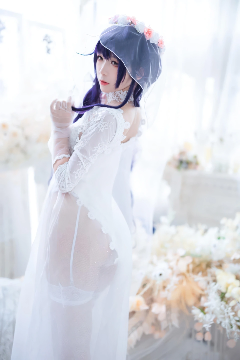 ying-luo-jiang-w - Azur Lane · Wakaba Bride (19 photos) - Ying Luo Jiang W (樱落酱w) - Photo 9 of 19