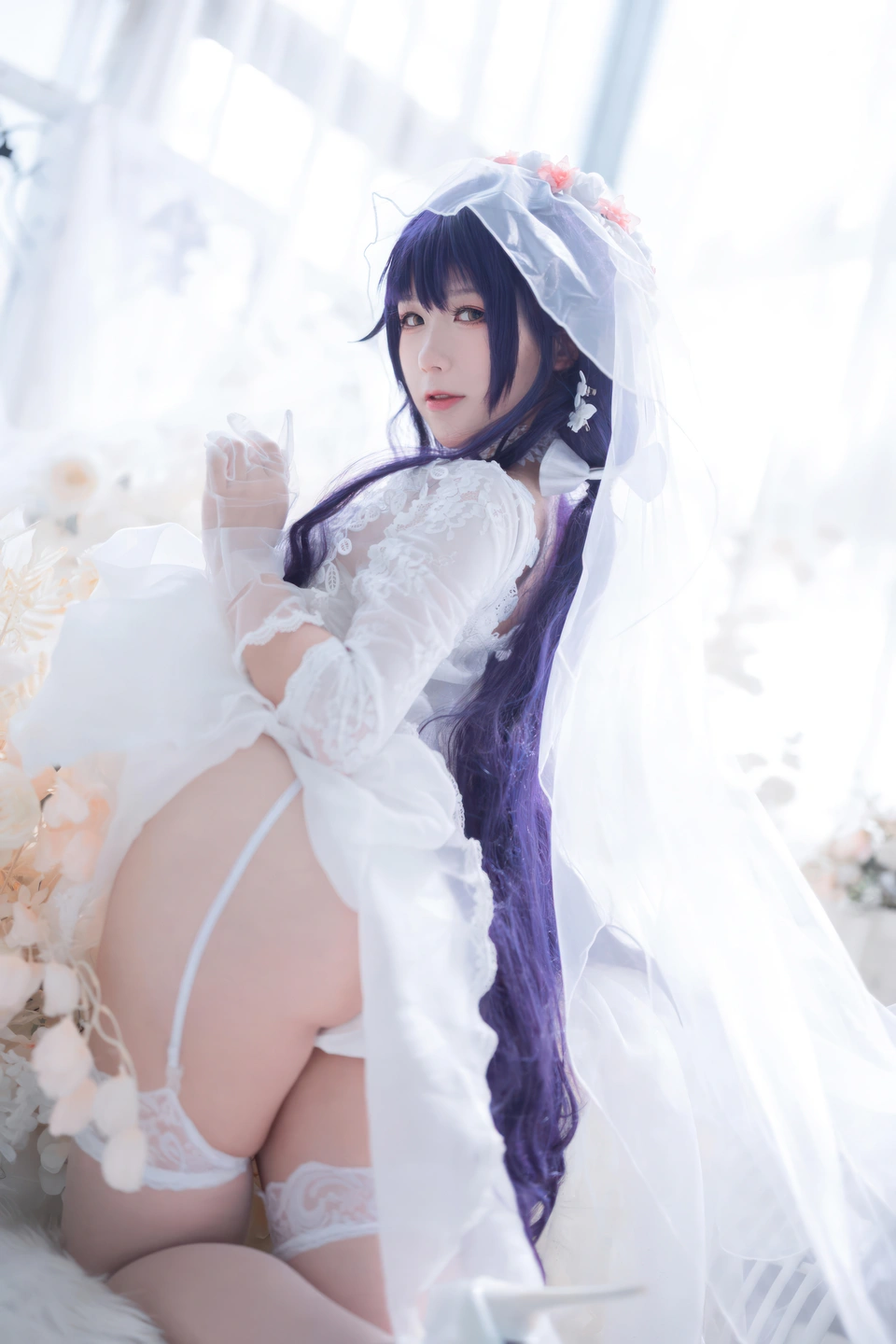 ying-luo-jiang-w - Azur Lane · Wakaba Bride (19 photos) - Ying Luo Jiang W (樱落酱w) - Photo 12 of 19