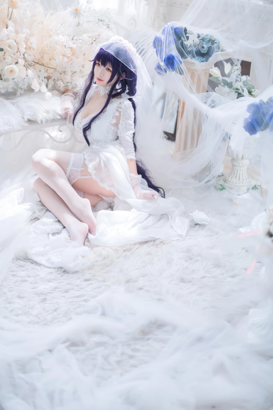 ying-luo-jiang-w - Azur Lane · Wakaba Bride (19 photos) - Ying Luo Jiang W (樱落酱w) - Photo 13 of 19