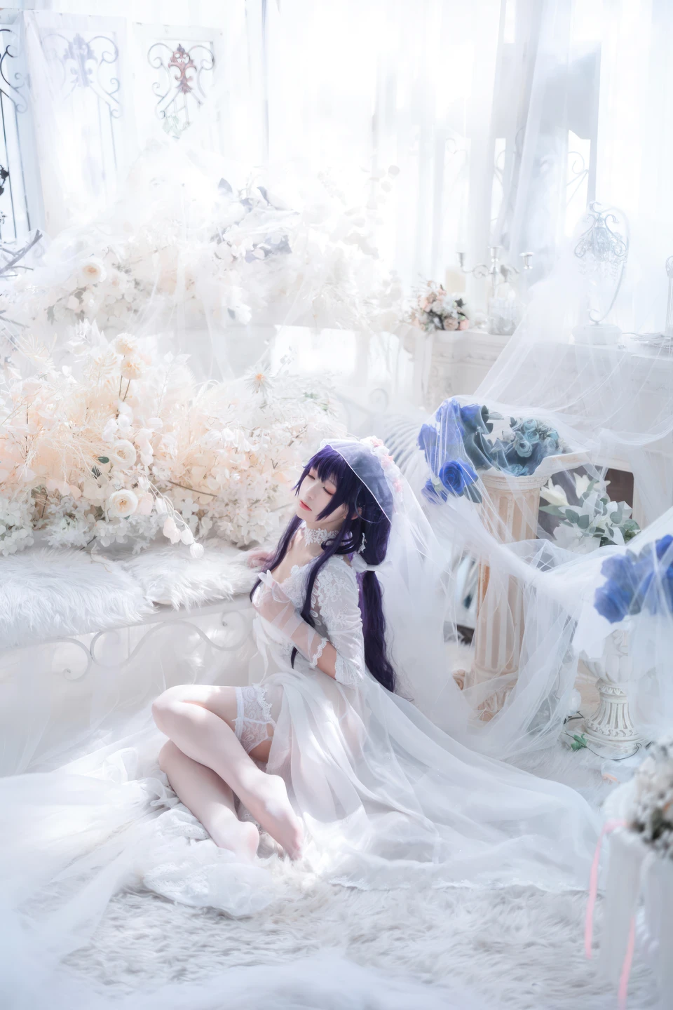 ying-luo-jiang-w - Azur Lane · Wakaba Bride (19 photos) - Ying Luo Jiang W (樱落酱w) - Photo 14 of 19