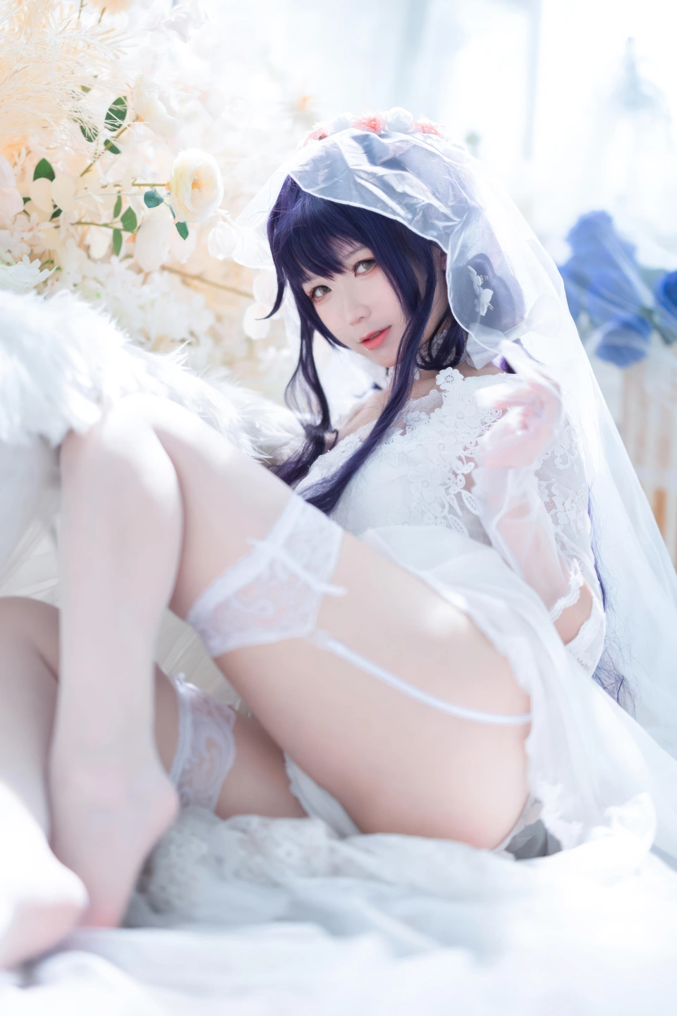 ying-luo-jiang-w - Azur Lane · Wakaba Bride (19 photos) - Ying Luo Jiang W (樱落酱w) - Photo 17 of 19