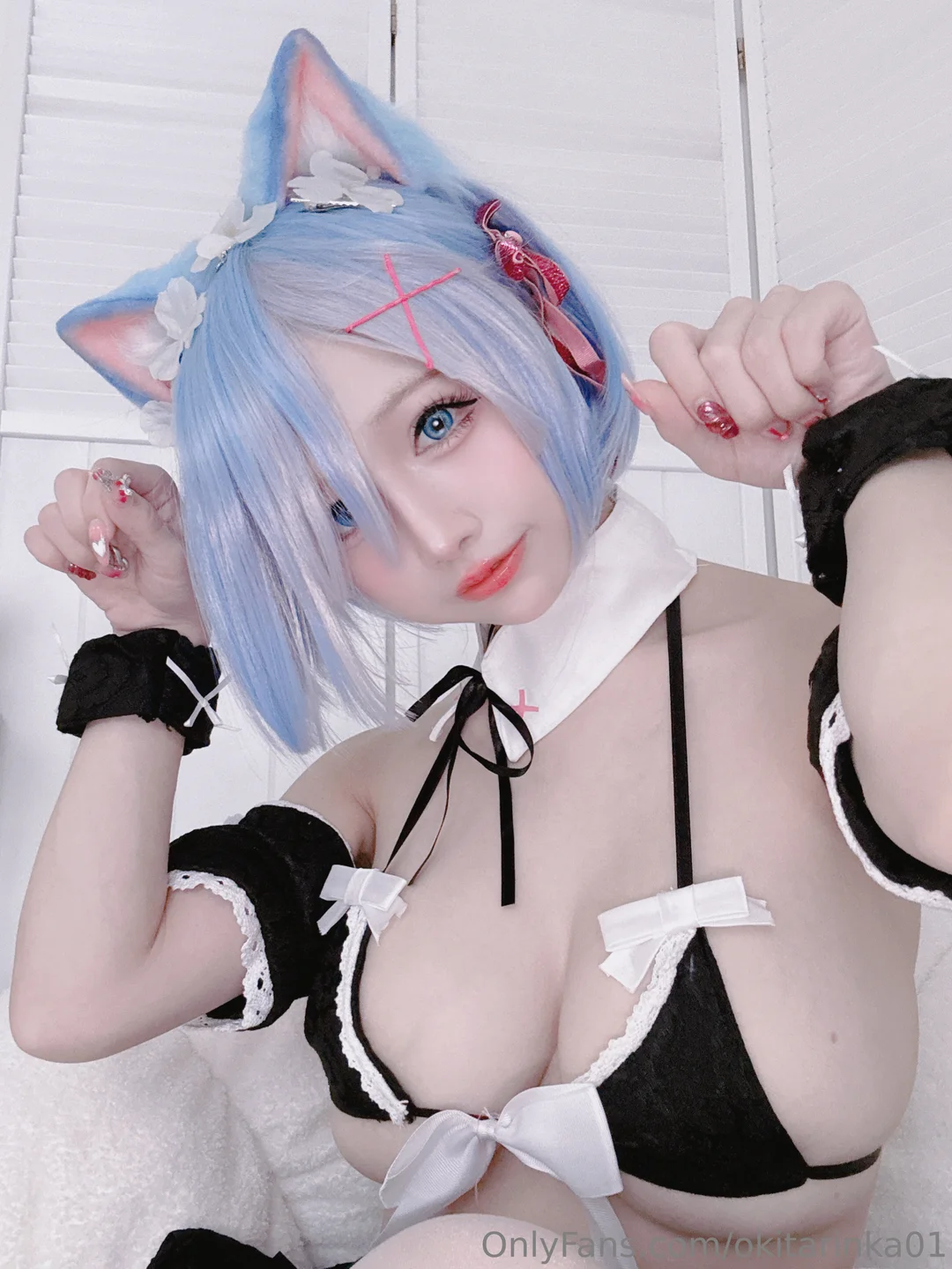 Coser@Okita Rinka - Rem (Re:Zero) (50 photos) - Chong Tian Lin Hua (沖田凜花) - Photo 2 of 50