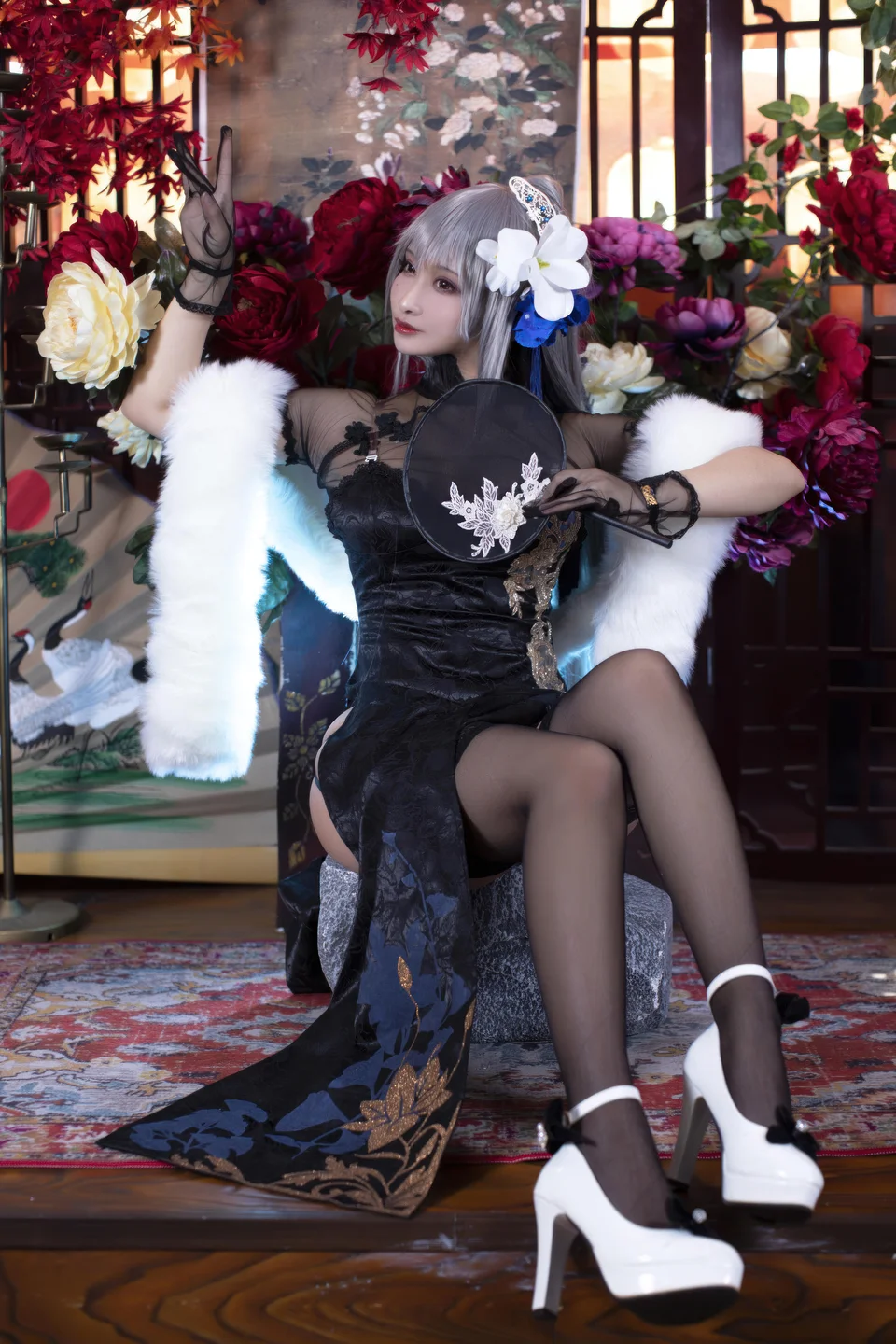 LoLiSAMA No.098 Azur Lane·Louis IX Cheongsam (43 photos) - LoLiSAMA (洛璃LoLiSAMA) - Photo 4 of 43