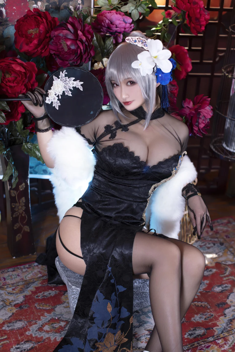 LoLiSAMA No.098 Azur Lane·Louis IX Cheongsam (43 photos) - LoLiSAMA (洛璃LoLiSAMA) - Photo 11 of 43