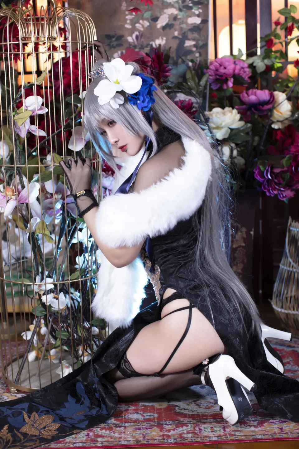 LoLiSAMA No.098 Azur Lane·Louis IX Cheongsam (43 photos) - LoLiSAMA (洛璃LoLiSAMA) - Photo 21 of 43