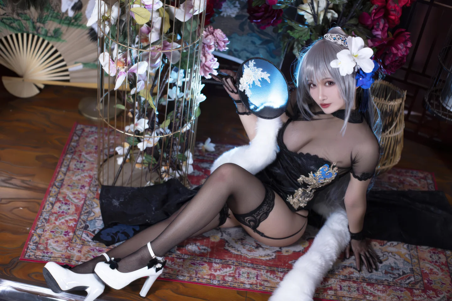 LoLiSAMA No.098 Azur Lane·Louis IX Cheongsam (43 photos) - LoLiSAMA (洛璃LoLiSAMA) - Photo 28 of 43