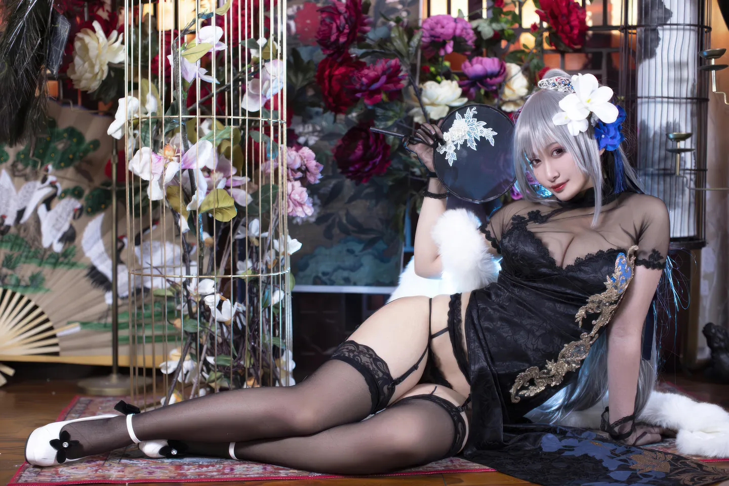 LoLiSAMA No.098 Azur Lane·Louis IX Cheongsam (43 photos) - LoLiSAMA (洛璃LoLiSAMA) - Photo 32 of 43