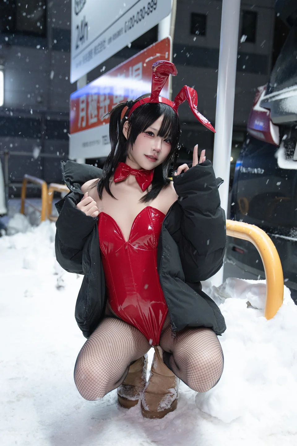 Nagi Shimizu - No.027 24h Red Rabbit Parking Lot (59 photos) - Qing Shui Ci (清水凪) - Photo 24 of 59