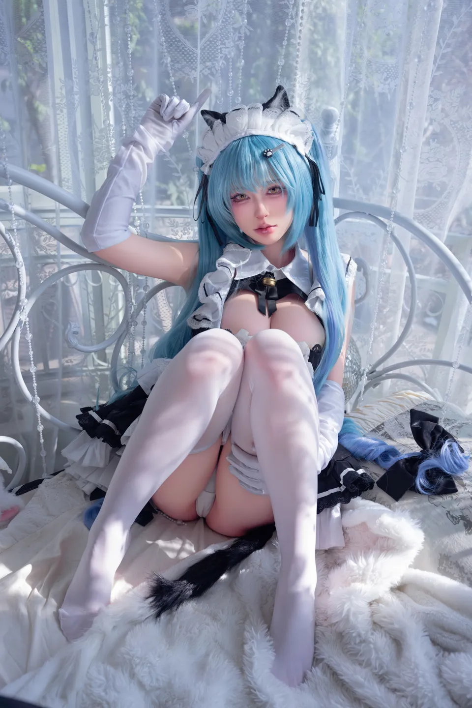Shimizu Yuno No.093 Goddess of Victory: NIKKE Privaty 85P,1V (85 photos) - Qing Shui You Nai (清水由乃) - Photo 26 of 85