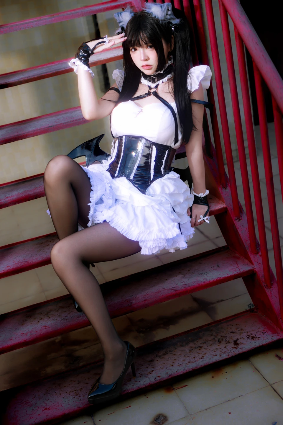 Fengmao-ss - No.166 Red Staircase Maid (40 photos) - Feng Mao Ss (疯猫ss) - Photo 8 of 40