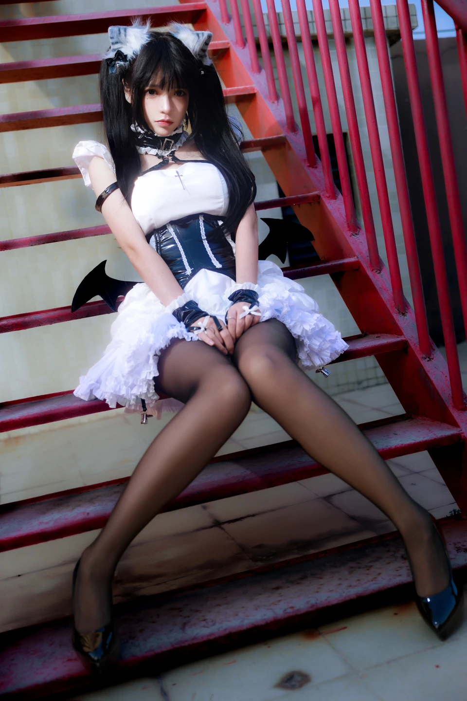 Fengmao-ss - No.166 Red Staircase Maid (40 photos) - Feng Mao Ss (疯猫ss) - Photo 11 of 40