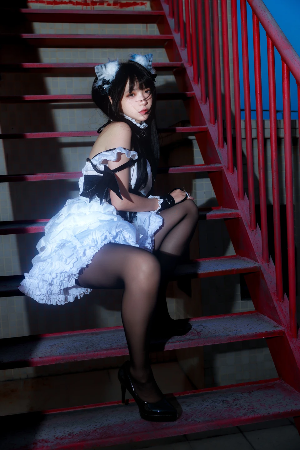 Fengmao-ss - No.166 Red Staircase Maid (40 photos) - Feng Mao Ss (疯猫ss) - Photo 30 of 40