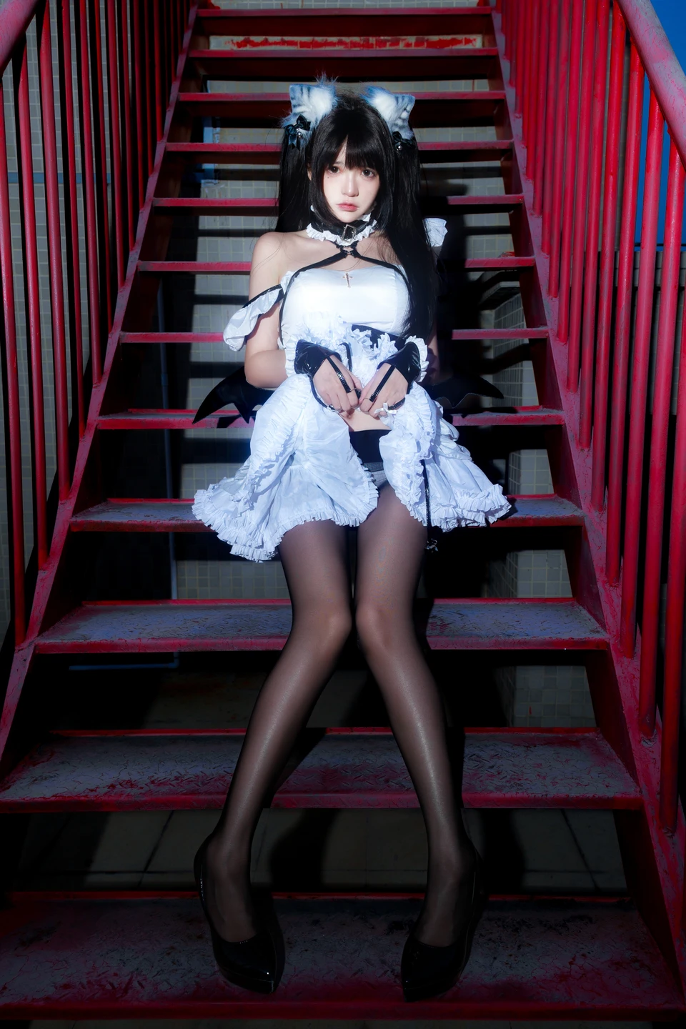 Fengmao-ss - No.166 Red Staircase Maid (40 photos) - Feng Mao Ss (疯猫ss) - Photo 36 of 40
