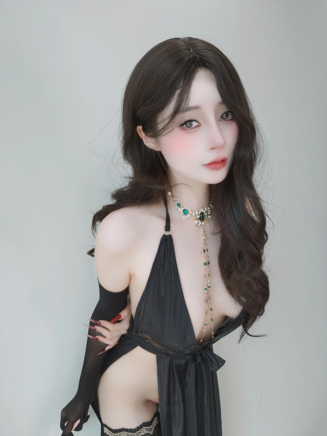Baiyin 81 - Selfie Vol.103 Black Stocking Dress [122P, (122 photos) - Bai Yin 81 (白银81) - Photo 13 of 122