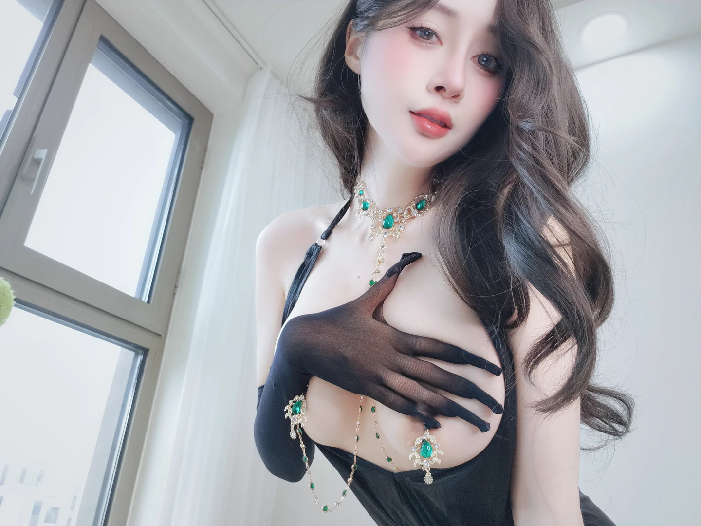 Baiyin 81 - Selfie Vol.103 Black Stocking Dress [122P, (122 photos) - Bai Yin 81 (白银81) - Photo 43 of 122