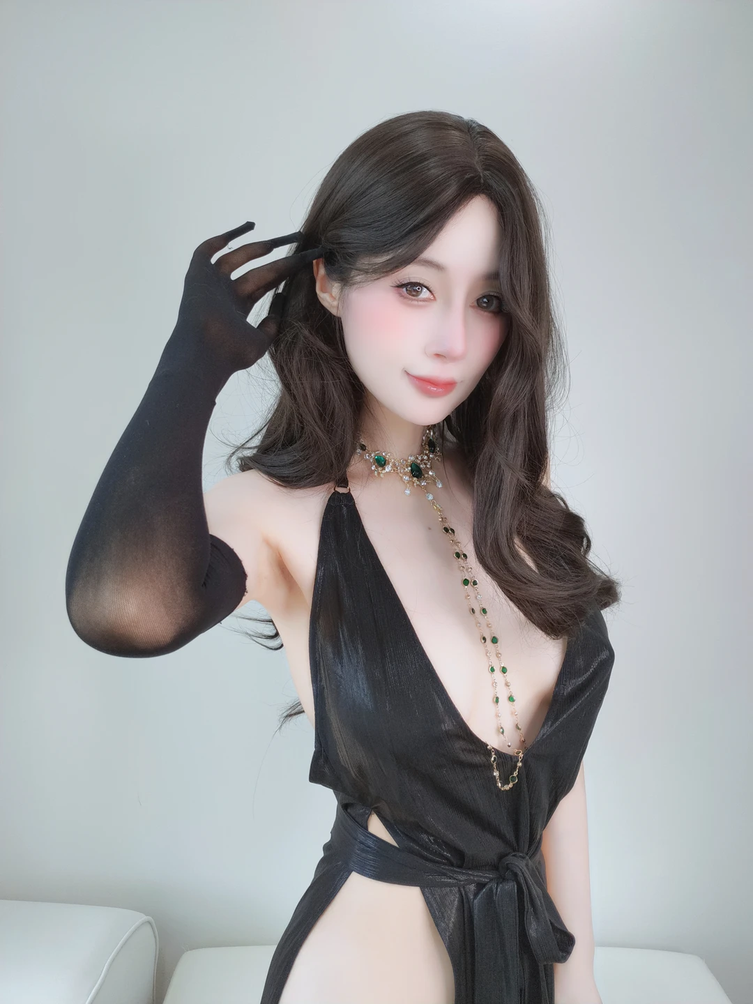 Baiyin 81 - Selfie Vol.103 Black Stocking Dress [122P, (122 photos) - Bai Yin 81 (白银81) - Photo 50 of 122