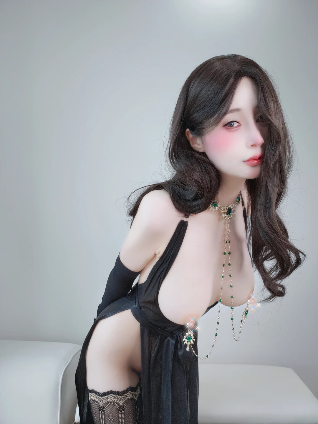 Baiyin 81 - Selfie Vol.103 Black Stocking Dress [122P, (122 photos) - Bai Yin 81 (白银81) - Photo 57 of 122