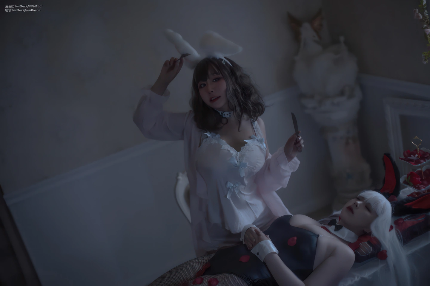 pi-pi-nai - &Miao Ling Double Bunny Girl (51 photos) - Pi Pi Nai (皮皮奶) - Photo 49 of 51