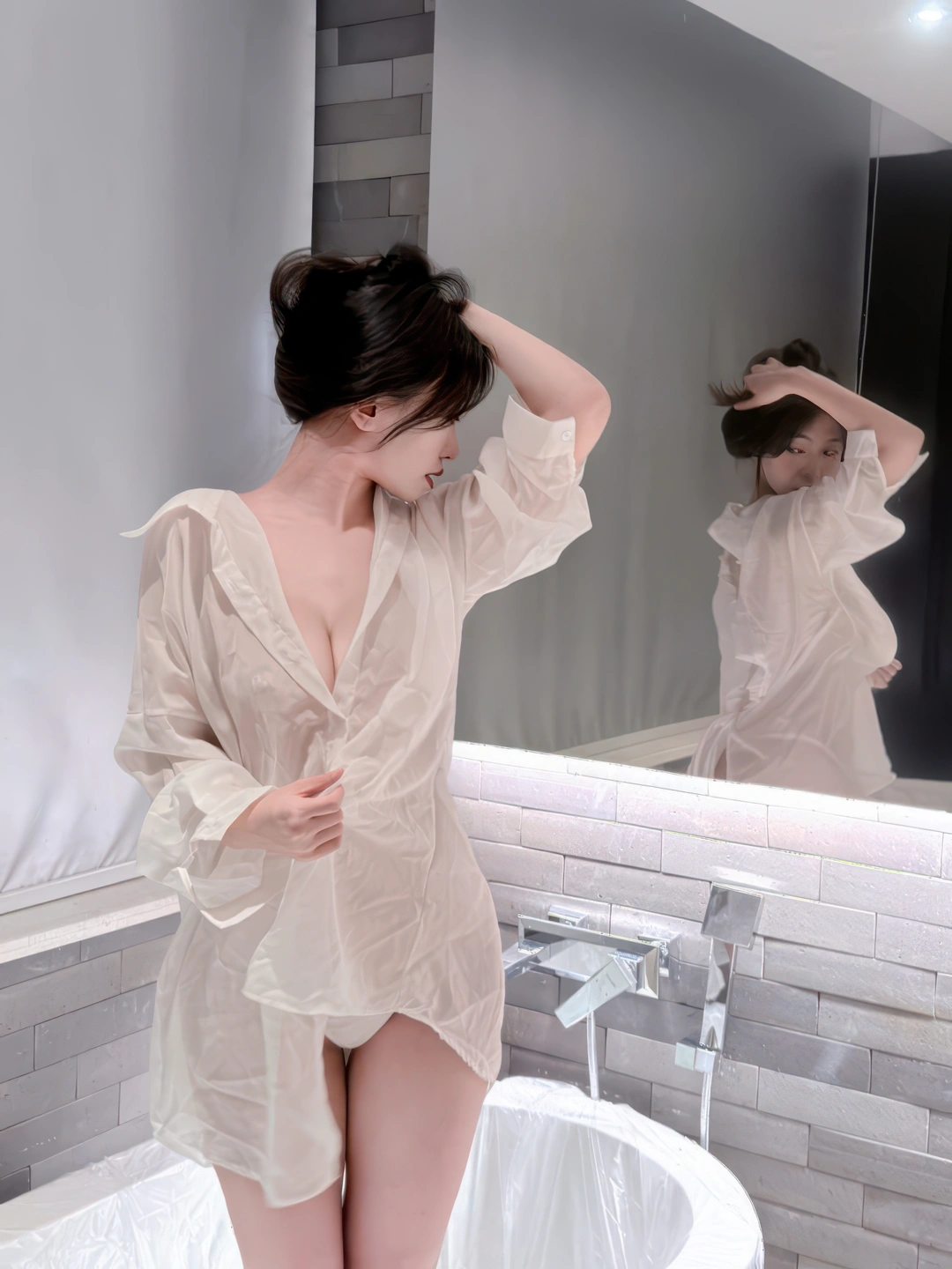 Zhenbao - No.007 White Shirt [53P, (53 photos) - Zhen Bao (真宝) - Photo 3 of 53