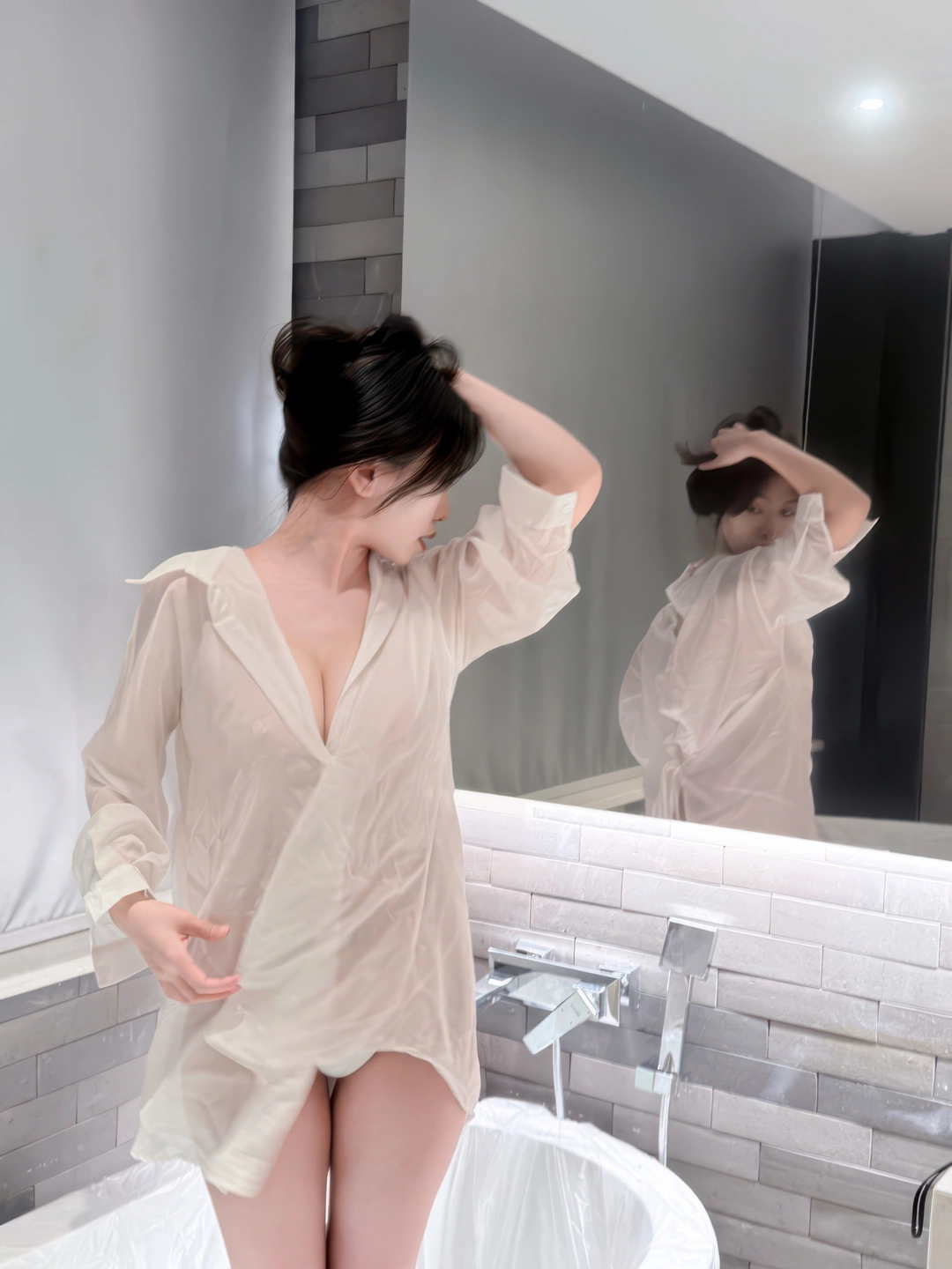 Zhenbao - No.007 White Shirt [53P, (53 photos) - Zhen Bao (真宝) - Photo 6 of 53