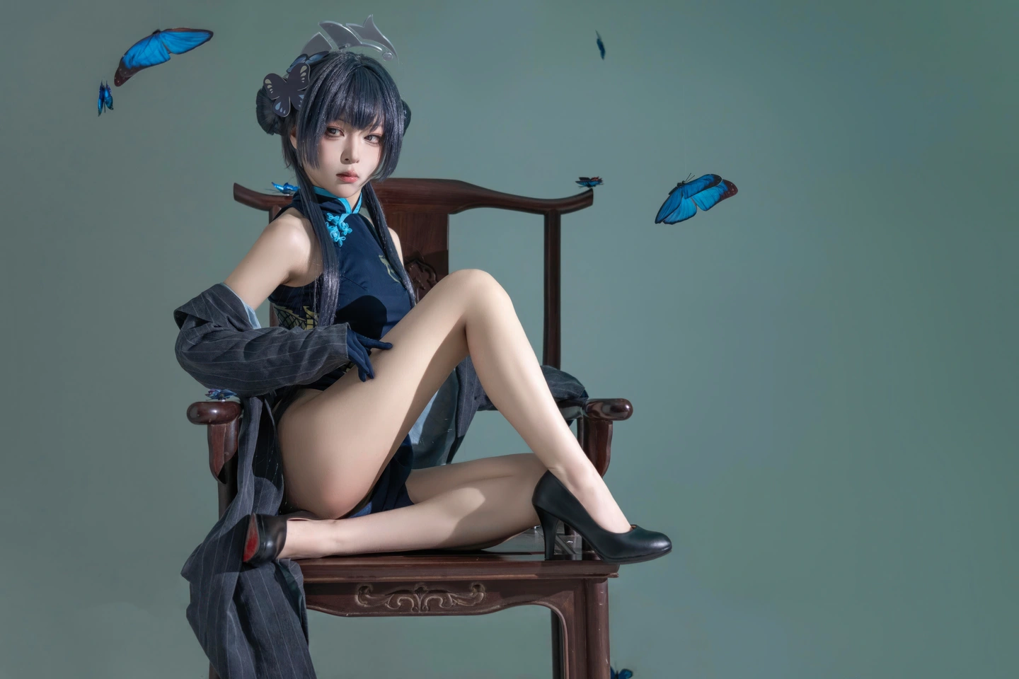 Shi Liangyu - No.024 Blue Archive · Longhuafu Saku (24 photos) - Shi Liang Yu (矢量鱼) - Photo 9 of 24