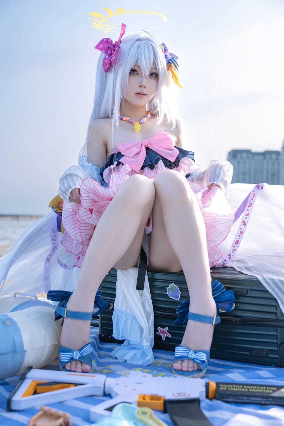 Coser@Shi Liang Yu - No.029 Blue Archive Shiroko Swimsuit (29 photos) - Shi Liang Yu (矢量鱼) - Photo 6 of 29