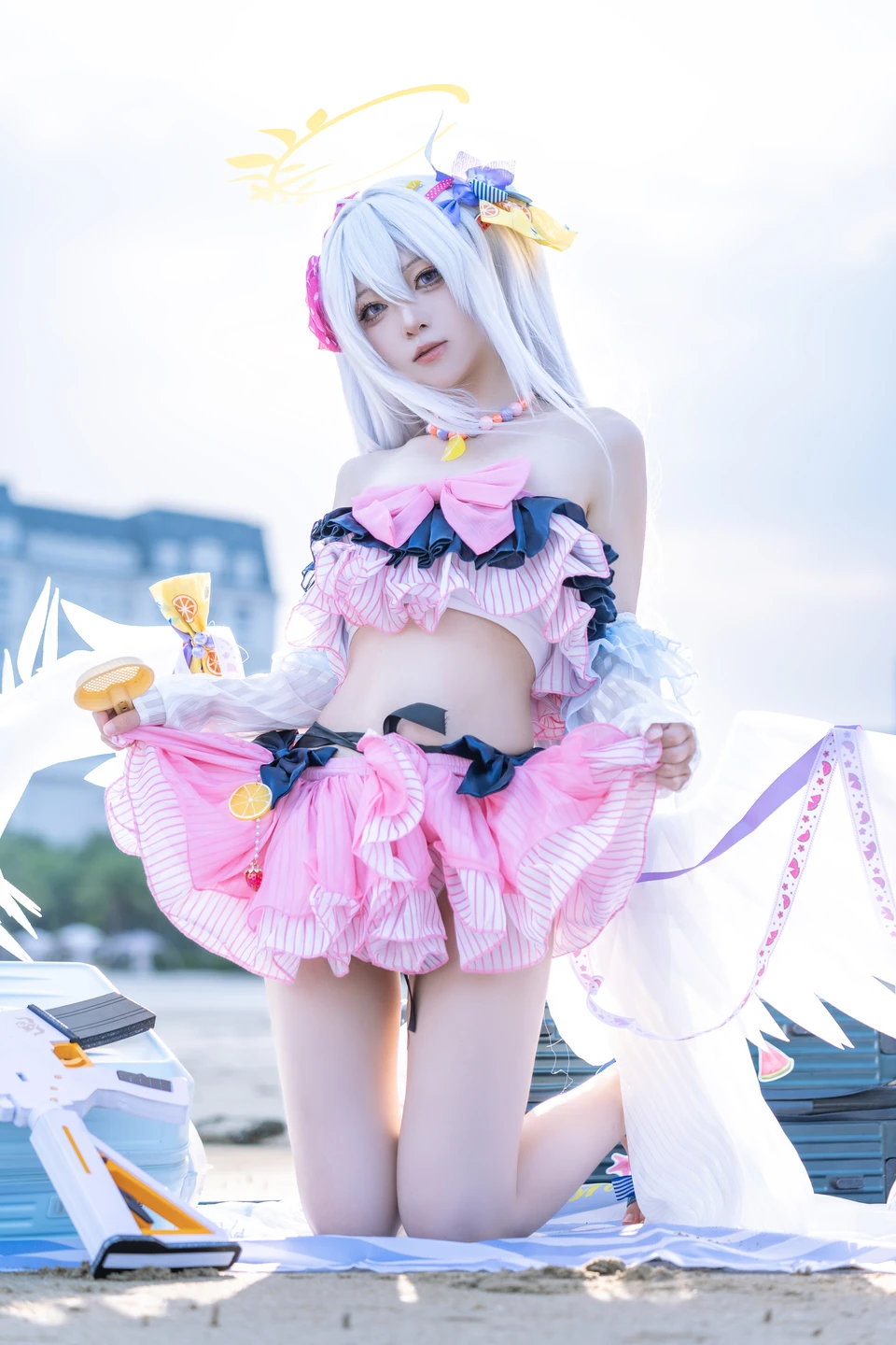 Coser@Shi Liang Yu - No.029 Blue Archive Shiroko Swimsuit (29 photos) - Shi Liang Yu (矢量鱼) - Photo 13 of 29