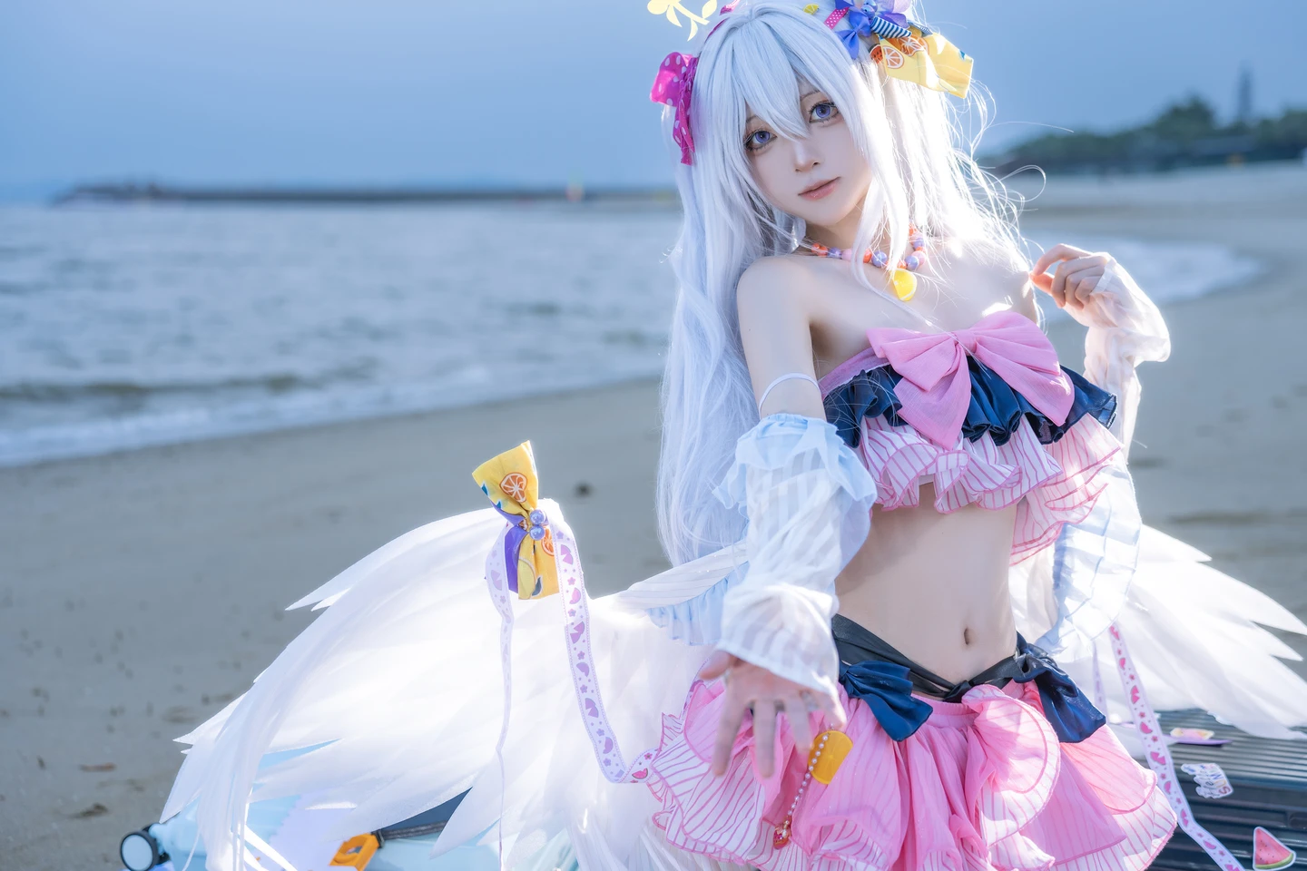 Coser@Shi Liang Yu - No.029 Blue Archive Shiroko Swimsuit (29 photos) - Shi Liang Yu (矢量鱼) - Photo 18 of 29