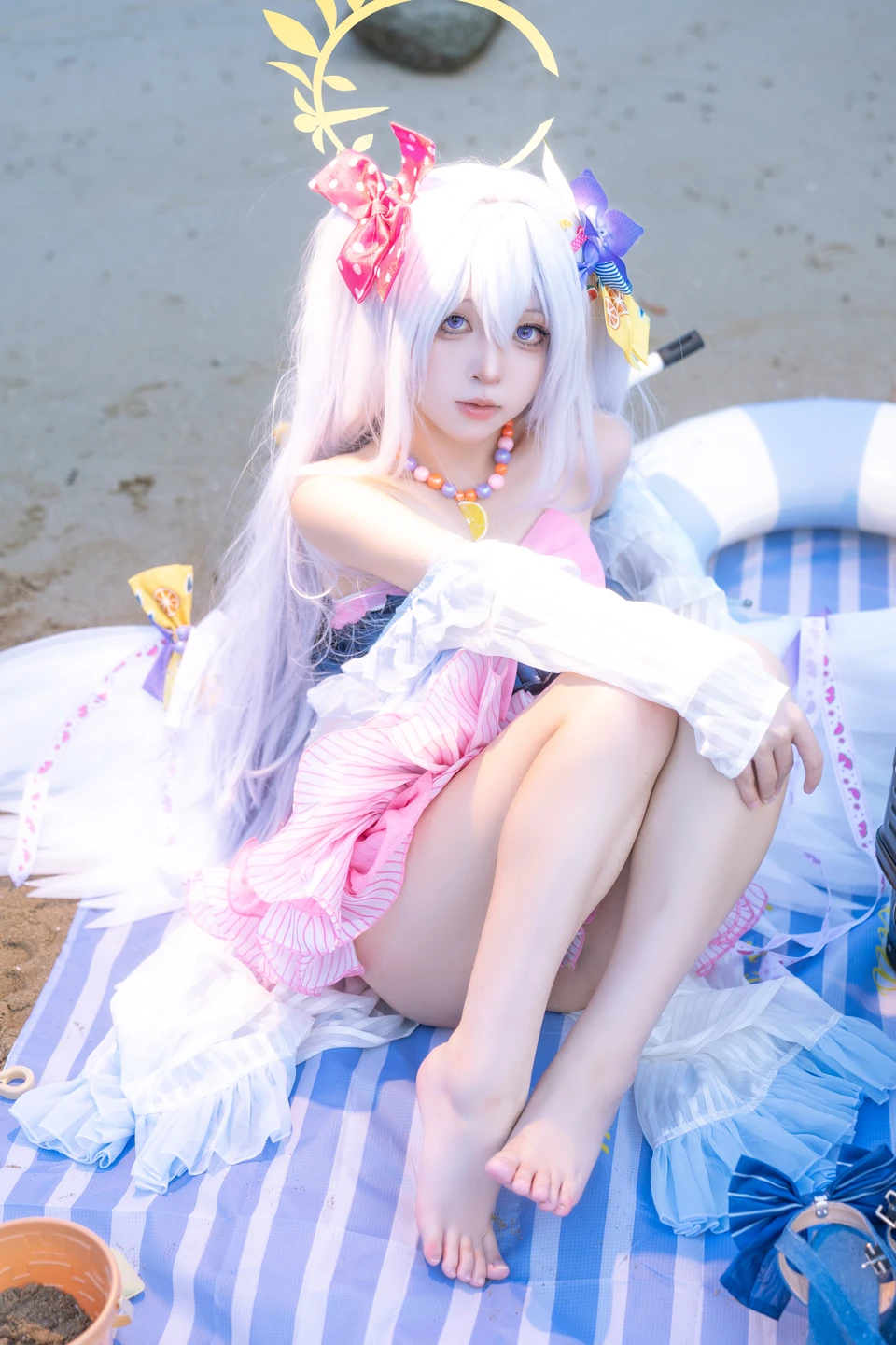 Coser@Shi Liang Yu - No.029 Blue Archive Shiroko Swimsuit (29 photos) - Shi Liang Yu (矢量鱼) - Photo 20 of 29