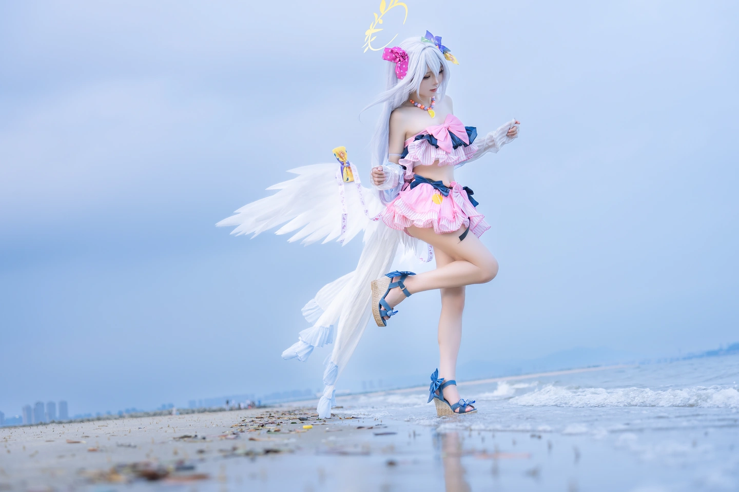 Coser@Shi Liang Yu - No.029 Blue Archive Shiroko Swimsuit (29 photos) - Shi Liang Yu (矢量鱼) - Photo 27 of 29