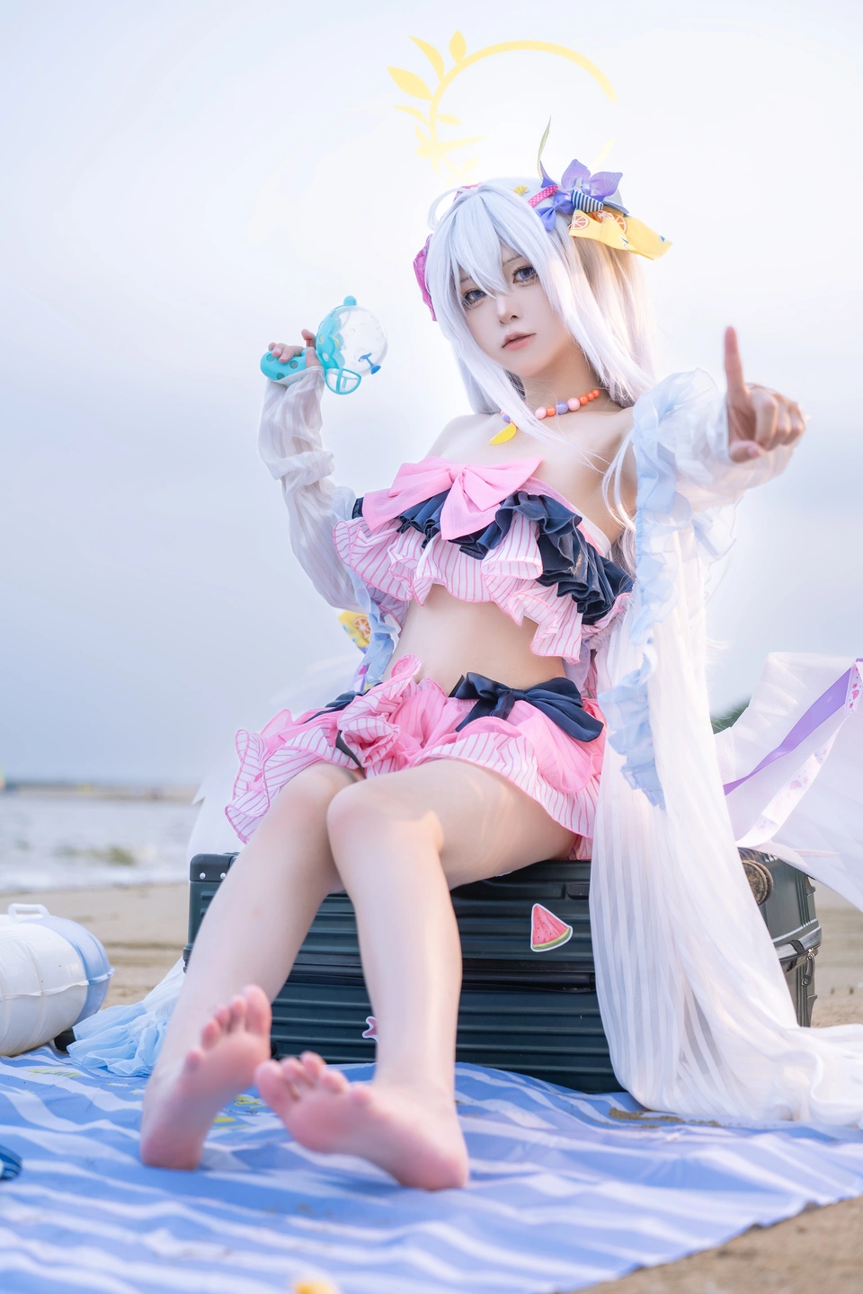 Coser@Shi Liang Yu - No.029 Blue Archive Shiroko Swimsuit (29 photos) - Shi Liang Yu (矢量鱼) - Photo 29 of 29