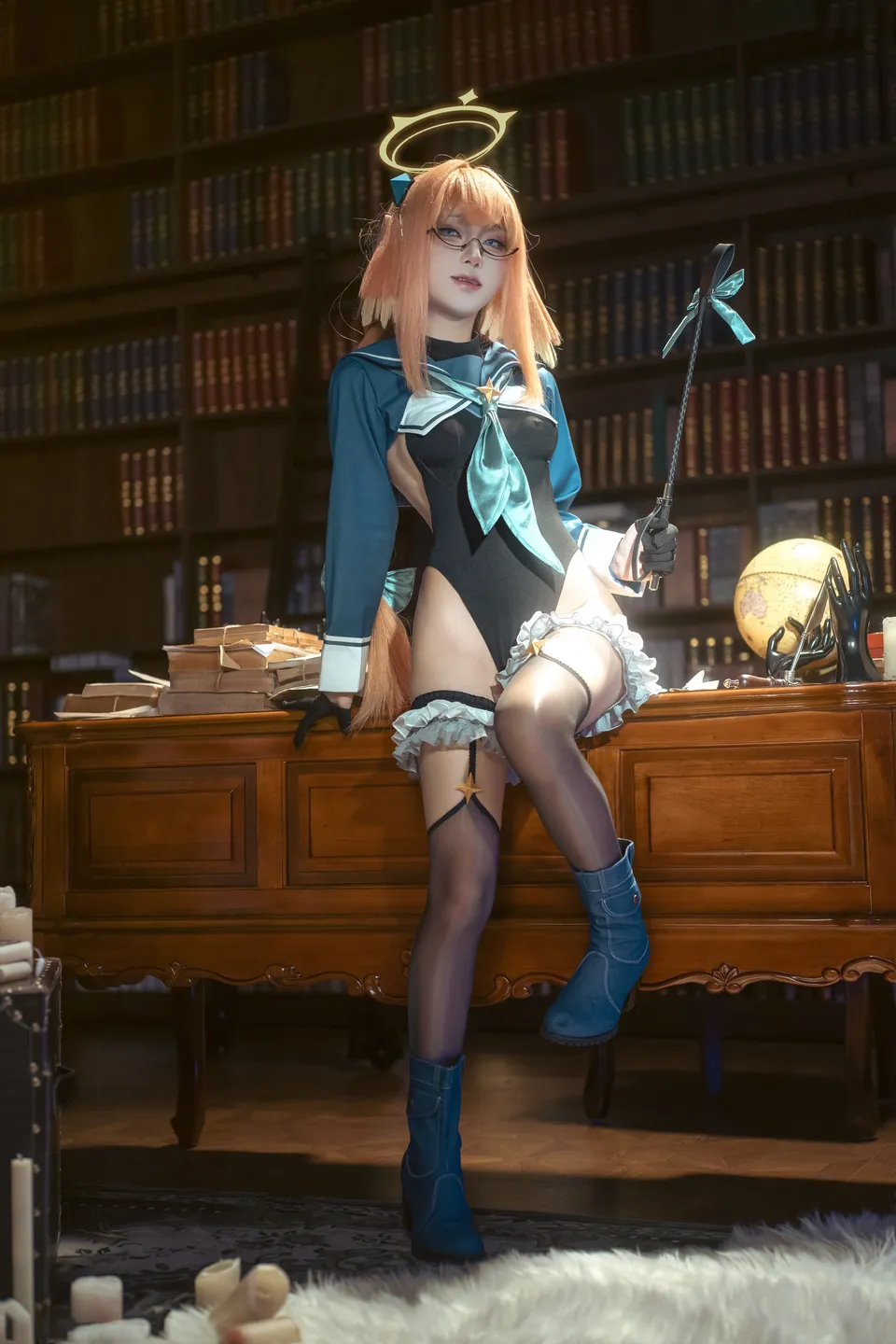 Vector Fish No.025 Blue Archive - Maruyama Shizuko School Uniform (50 photos) - Shi Liang Yu (矢量鱼) - Photo 5 of 50