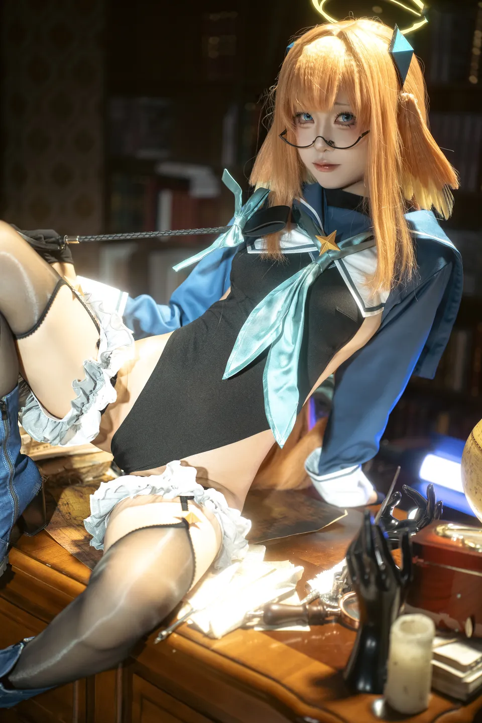 Vector Fish No.025 Blue Archive - Maruyama Shizuko School Uniform (50 photos) - Shi Liang Yu (矢量鱼) - Photo 16 of 50