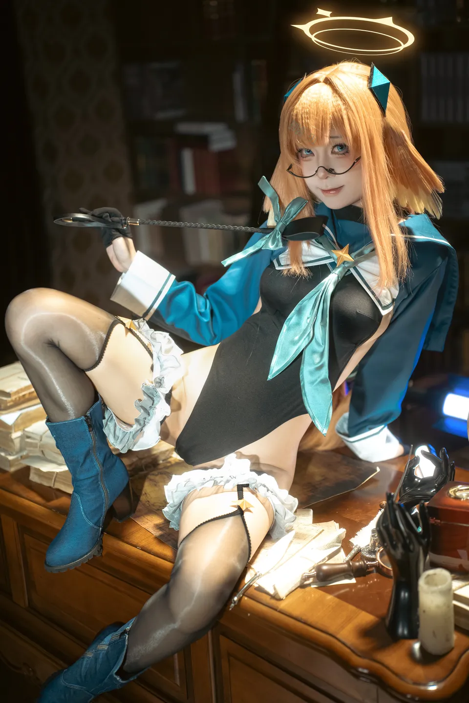 Vector Fish No.025 Blue Archive - Maruyama Shizuko School Uniform (50 photos) - Shi Liang Yu (矢量鱼) - Photo 17 of 50