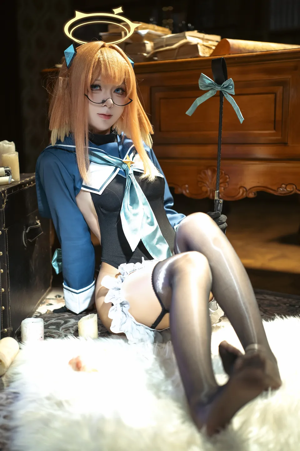 Vector Fish No.025 Blue Archive - Maruyama Shizuko School Uniform (50 photos) - Shi Liang Yu (矢量鱼) - Photo 22 of 50
