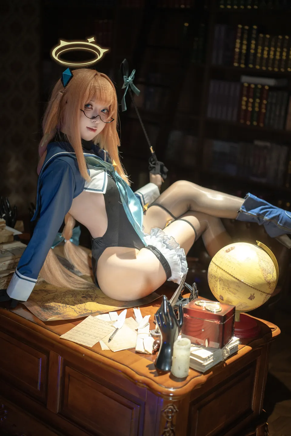 Vector Fish No.025 Blue Archive - Maruyama Shizuko School Uniform (50 photos) - Shi Liang Yu (矢量鱼) - Photo 44 of 50