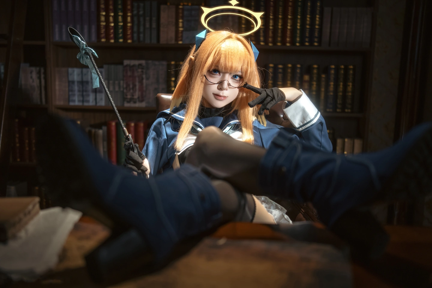 Vector Fish No.025 Blue Archive - Maruyama Shizuko School Uniform (50 photos) - Shi Liang Yu (矢量鱼) - Photo 47 of 50