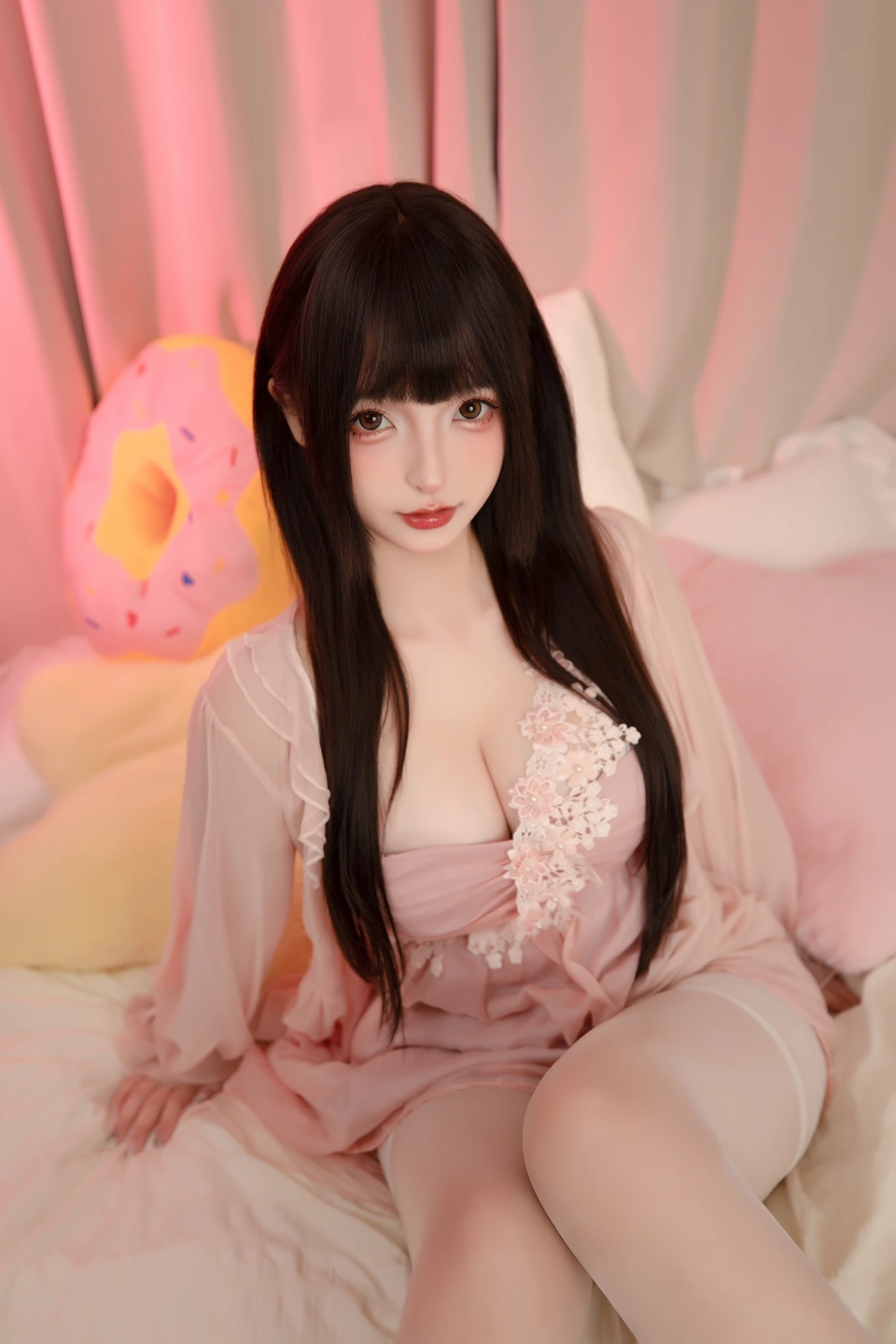 Shinobu Kagurazaka - High Heel Robe [75P, (75 photos) - Shen Le Ban Zhen Dong (神楽坂真冬) - Photo 3 of 75