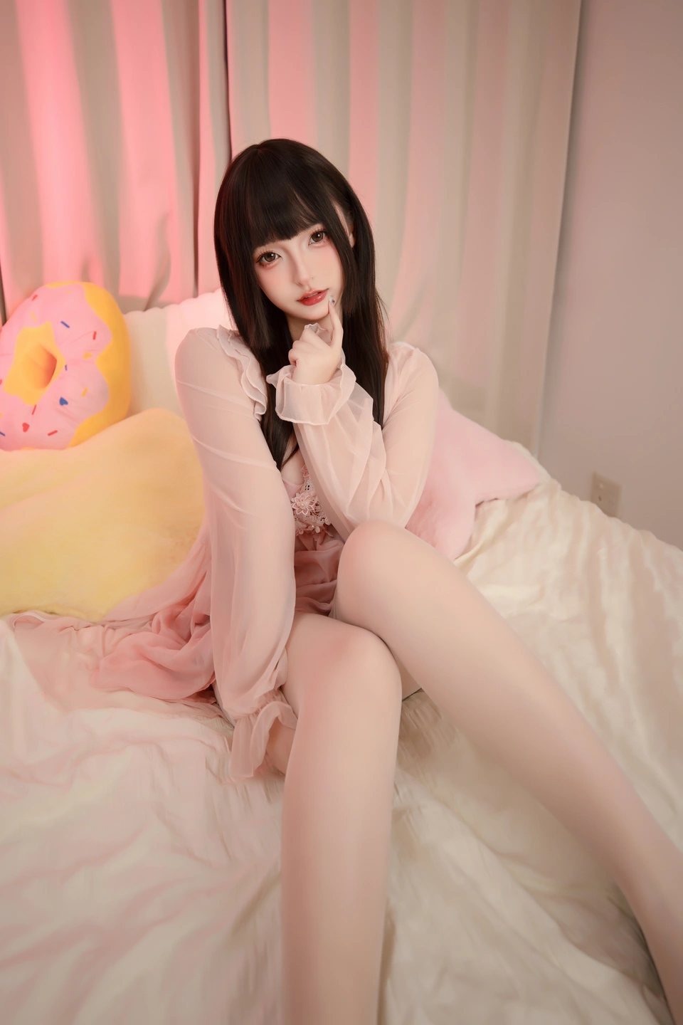 Shinobu Kagurazaka - High Heel Robe [75P, (75 photos) - Shen Le Ban Zhen Dong (神楽坂真冬) - Photo 5 of 75