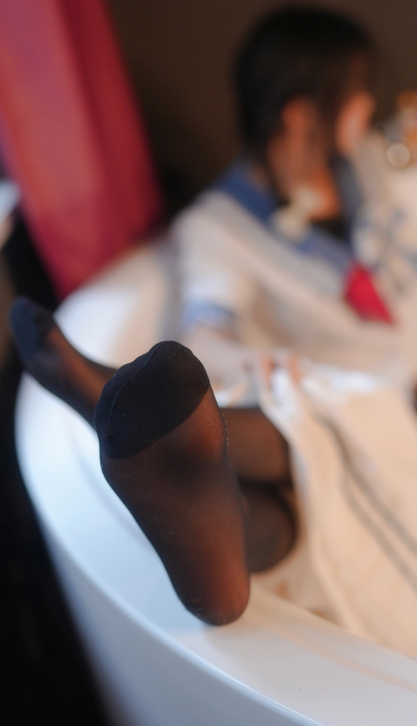 Emergency Project In-house Custom Xiao Jie Sailor Uniform Black Stockings [60P-215.1M] (60 photos) - Photo 58 of 60