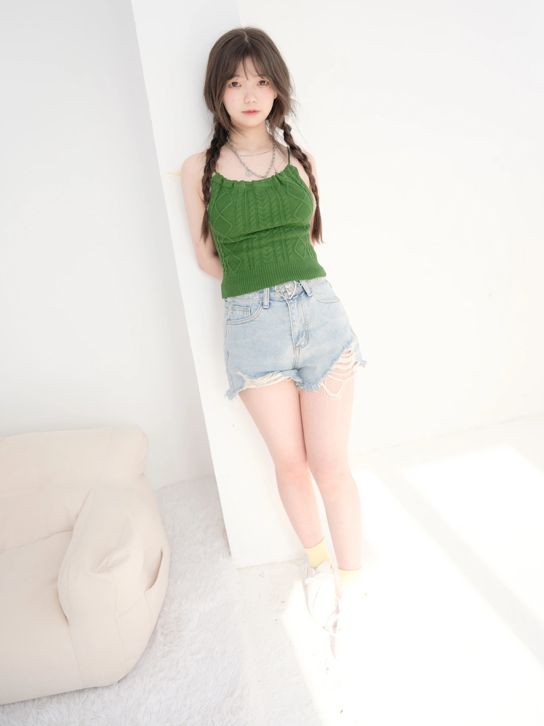 Emergency Project In-house Custom Niji Private Custom Home Green Tank Top Original H.I.S Private Custom [Daily Green Tank Top] P (169 photos) - Photo 80 of 169