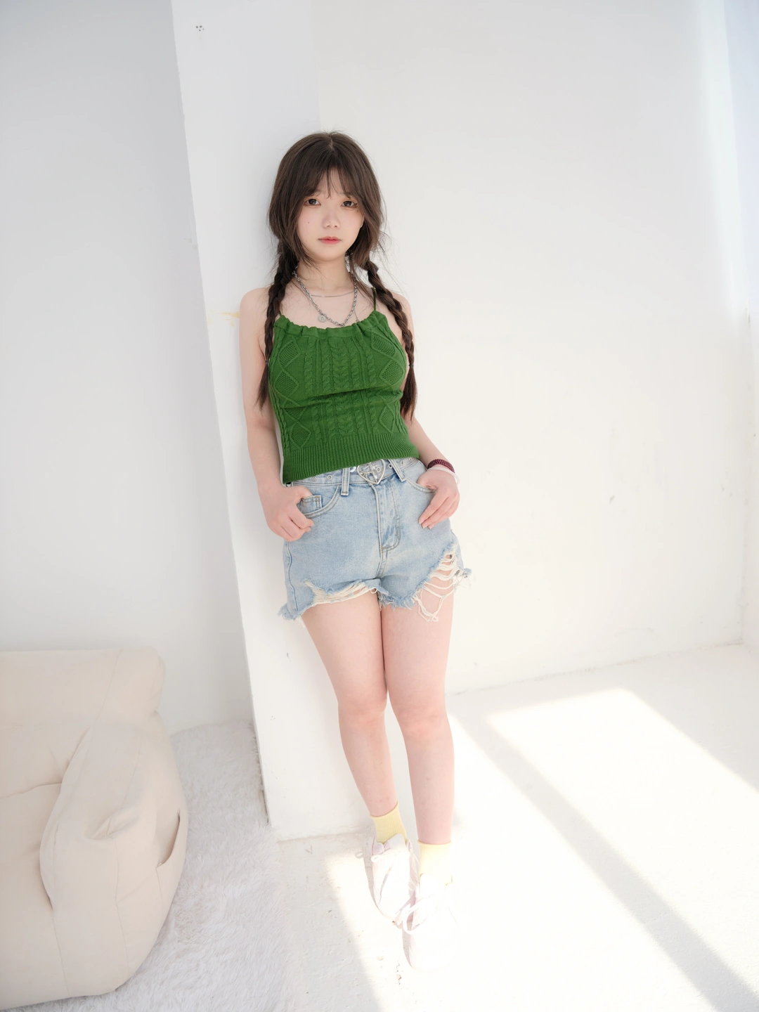 Emergency Project In-house Custom Niji Private Custom Home Green Tank Top Original H.I.S Private Custom [Daily Green Tank Top] P (169 photos) - Photo 81 of 169