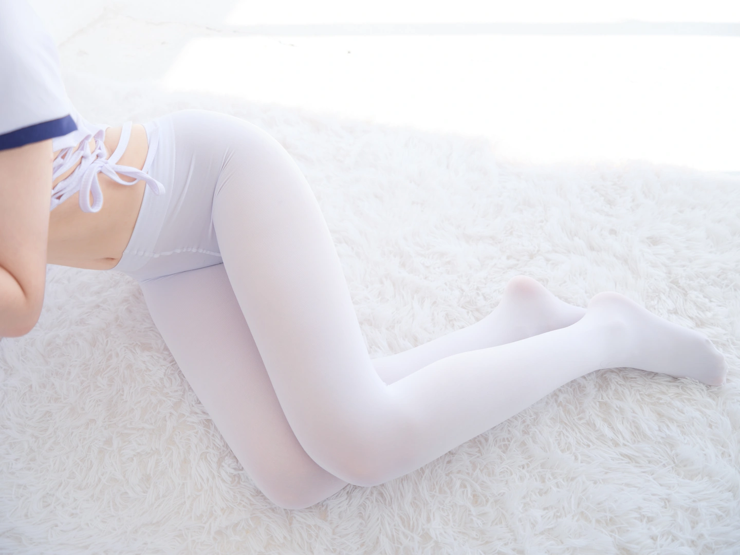 Emergency Project Internal Custom 008 Jianxi w Qixi Festival Limited White Stockings Gym Uniform (100 photos) - Photo 40 of 100