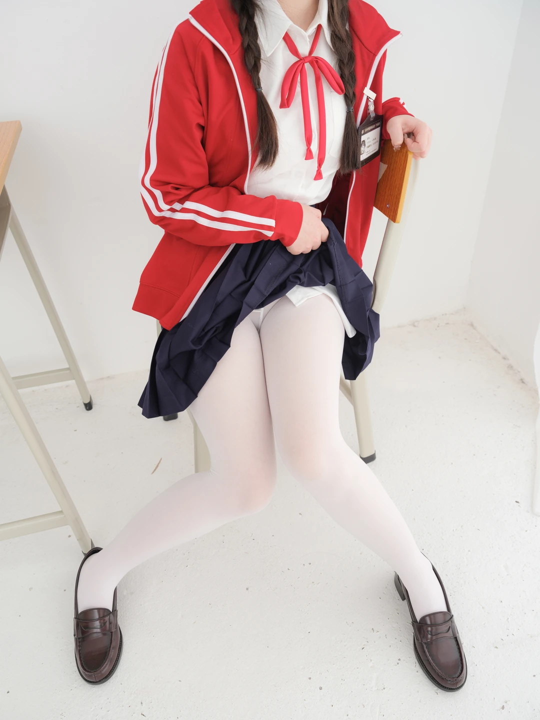 Special Plan Internal VIP Milk Tea White Stockings School Uniform [60P1V+2.95G] (60 photos) - Photo 4 of 60