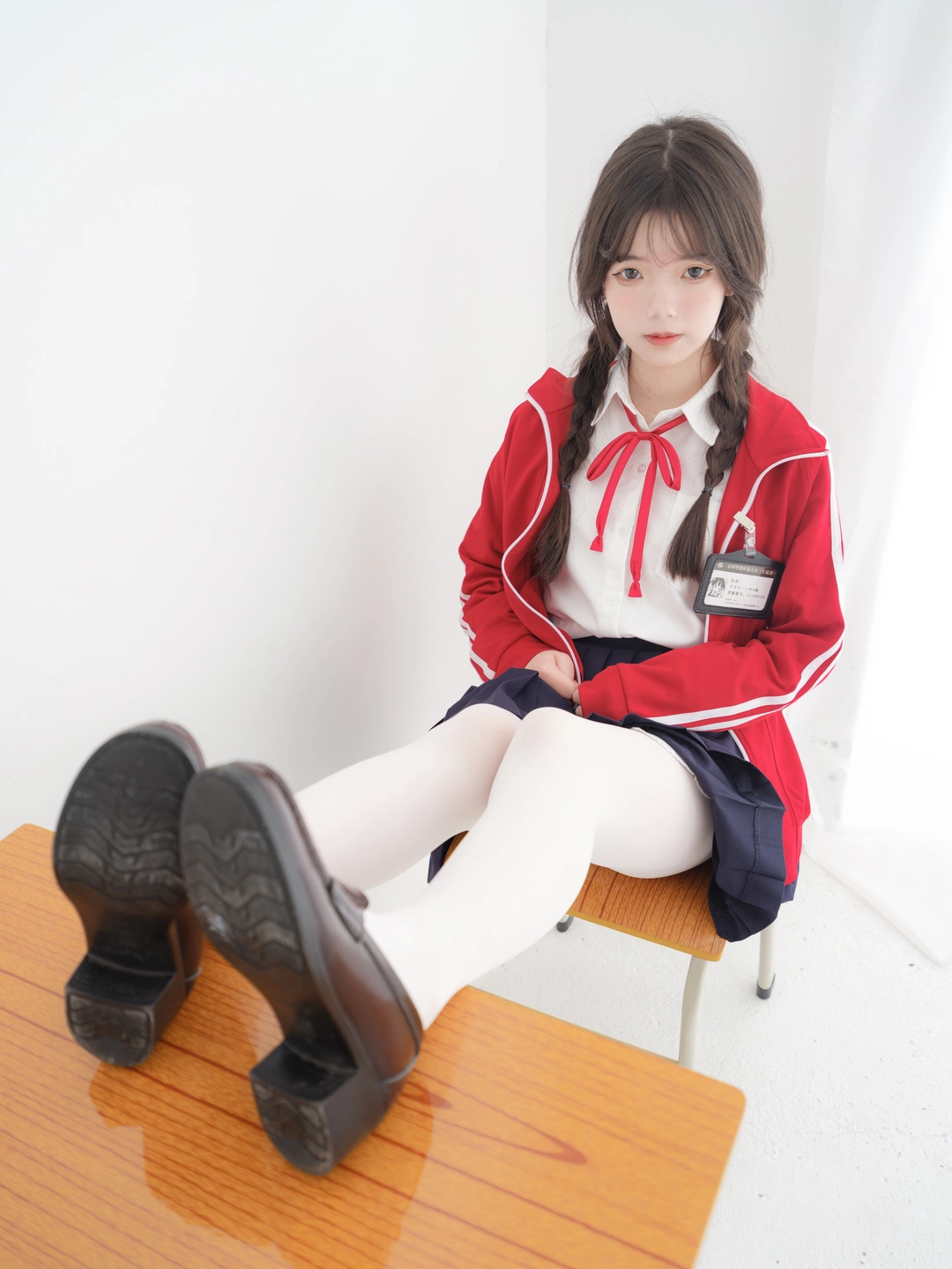 Special Plan Internal VIP Milk Tea White Stockings School Uniform [60P1V+2.95G] (60 photos) - Photo 7 of 60
