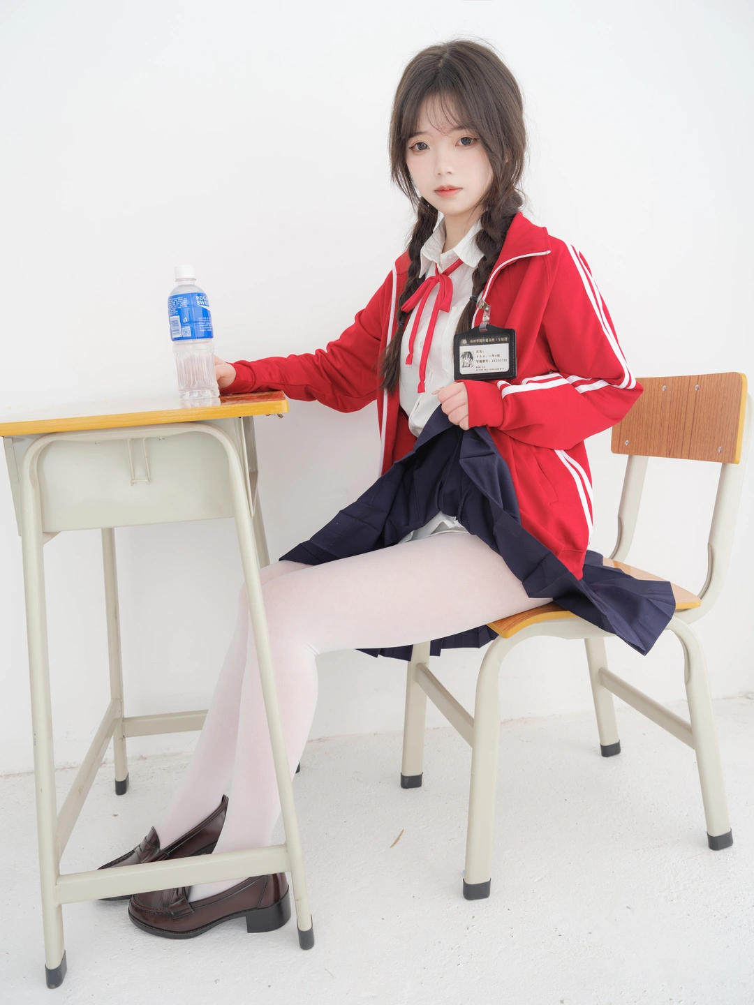 Special Plan Internal VIP Milk Tea White Stockings School Uniform [60P1V+2.95G] (60 photos) - Photo 23 of 60
