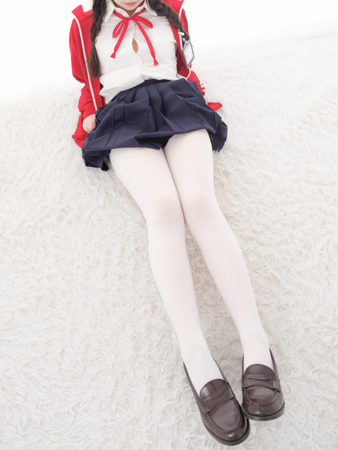 Special Plan Internal VIP Milk Tea White Stockings School Uniform [60P1V+2.95G] (60 photos) - Photo 31 of 60